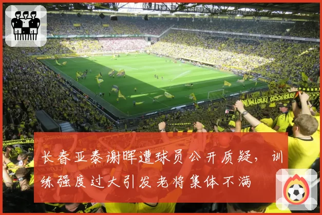 长春亚泰谢晖遭球员公开质疑,训练强度过大引发老将集体不满
